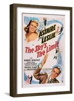 The Sky's the Limit, Top Left: Joan Leslie, Bottom Right: Fred Astaire, 1943-null-Framed Art Print