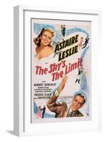 The Sky's the Limit, Top Left: Joan Leslie, Bottom Right: Fred Astaire, 1943-null-Framed Art Print