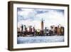 The Skyline - In the Style of Oil Painting-Philippe Hugonnard-Framed Giclee Print