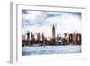 The Skyline - In the Style of Oil Painting-Philippe Hugonnard-Framed Giclee Print