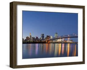 The Skyline of Cincinnati, Ohio, Usa-Chuck Haney-Framed Photographic Print