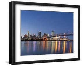 The Skyline of Cincinnati, Ohio, Usa-Chuck Haney-Framed Photographic Print
