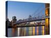 The Skyline of Cincinnati, Ohio, Usa-Chuck Haney-Stretched Canvas