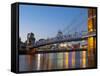 The Skyline of Cincinnati, Ohio, Usa-Chuck Haney-Framed Stretched Canvas