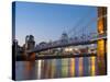 The Skyline of Cincinnati, Ohio, Usa-Chuck Haney-Stretched Canvas