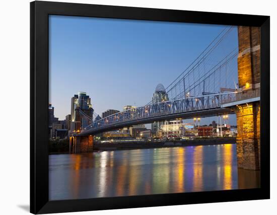 The Skyline of Cincinnati, Ohio, Usa-Chuck Haney-Framed Photographic Print