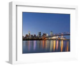 The Skyline of Cincinnati, Ohio, Usa-Chuck Haney-Framed Photographic Print