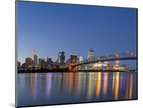 The Skyline of Cincinnati, Ohio, Usa-Chuck Haney-Mounted Photographic Print