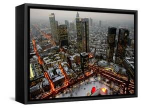 The Skyline of Frankfurt-null-Framed Stretched Canvas