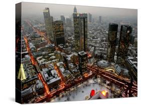 The Skyline of Frankfurt-null-Stretched Canvas