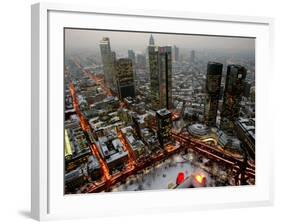 The Skyline of Frankfurt-null-Framed Photographic Print