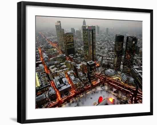 The Skyline of Frankfurt-null-Framed Photographic Print