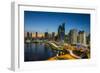 The skyline of Panama City at night, Panama City, Panama, Central America-Michael Runkel-Framed Photographic Print