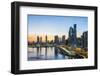 The skyline of Panama City at night, Panama City, Panama, Central America-Michael Runkel-Framed Photographic Print