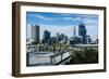 The Skyline of Perth, Western Australia, Australia, Pacific-Michael Runkel-Framed Photographic Print