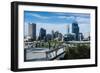 The Skyline of Perth, Western Australia, Australia, Pacific-Michael Runkel-Framed Photographic Print