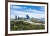 The Skyline of Perth, Western Australia, Australia-Michael-Framed Photographic Print