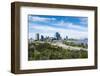 The Skyline of Perth, Western Australia, Australia-Michael-Framed Photographic Print