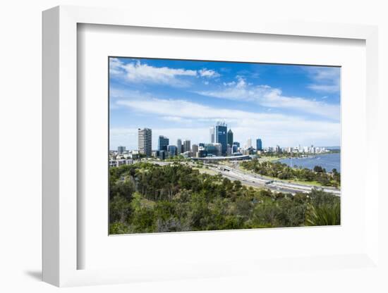 The Skyline of Perth, Western Australia, Australia-Michael-Framed Photographic Print