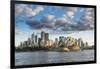 The skyline of Sydney at sunset, New South Wales, Australia, Pacific-Michael Runkel-Framed Photographic Print