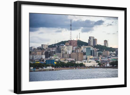 The Skyline of Vladivostok, Russia, Eurasia-Michael Runkel-Framed Photographic Print