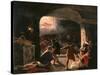 The Slaughter of the First Christians in the Catacombs-Giuseppe Mancinelli-Stretched Canvas