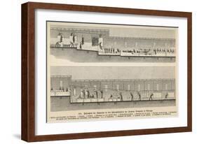 The Slaughter Process from Pig to Pork at Armour's Chicago Plant-null-Framed Art Print