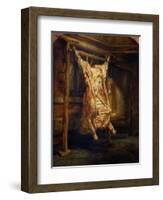 The Slaughtered Ox, 1655-Rembrandt van Rijn-Framed Giclee Print