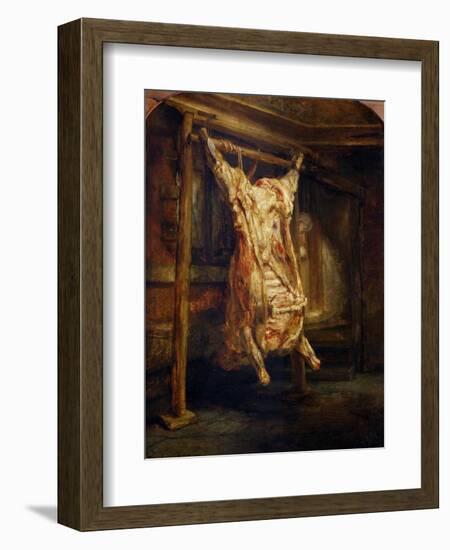 The Slaughtered Ox, 1655-Rembrandt van Rijn-Framed Giclee Print