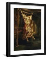 The Slaughtered Ox, 1655-Rembrandt van Rijn-Framed Giclee Print