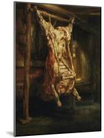 The Slaughtered Ox, 1655-Rembrandt van Rijn-Mounted Giclee Print