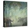 The Slav Epic: Holy Mount Athos, 1928-Alphonse Mucha-Stretched Canvas