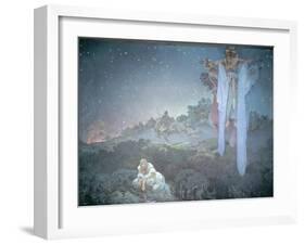 The Slavs in their Original Homeland, from the 'Slav Epic' 1912-Alphonse Mucha-Framed Giclee Print