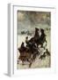 The Sled Race-Edmond Morin-Framed Giclee Print