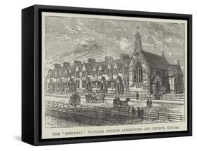 The Sleddall Victoria Jubilee Almshouses and Church, Kendal-Frank Watkins-Framed Stretched Canvas