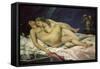 The Sleep (Le Sommeil), 1866-Gustave Courbet-Framed Stretched Canvas