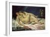 The Sleep (Le Sommeil), 1866-Gustave Courbet-Framed Giclee Print