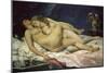 The Sleep (Le Sommeil), 1866-Gustave Courbet-Mounted Giclee Print