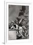 The Sleep of Reason Produces Monsters, from "Los Caprichos"-Francisco de Goya-Framed Giclee Print