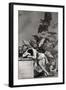 The Sleep of Reason Produces Monsters, from "Los Caprichos"-Francisco de Goya-Framed Giclee Print