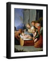 The Sleep of the Infant Jesus (Oil on Wood)-Lubin Baugin-Framed Giclee Print