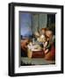 The Sleep of the Infant Jesus (Oil on Wood)-Lubin Baugin-Framed Giclee Print