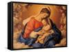 The Sleep of the Infant Jesus-Giovanni Battista Salvi da Sassoferrato-Framed Stretched Canvas