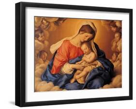 The Sleep of the Infant Jesus-Giovanni Battista Salvi da Sassoferrato-Framed Giclee Print