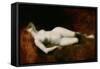 The Sleeper-Jean-Jacques Henner-Framed Stretched Canvas
