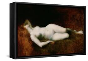 The Sleeper-Jean-Jacques Henner-Framed Stretched Canvas