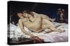The Sleepers also known as the Sleep (Le Sommeil) by Gustave Courbet-null-Stretched Canvas