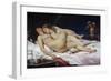 The Sleepers also known as the Sleep (Le Sommeil) by Gustave Courbet-null-Framed Giclee Print