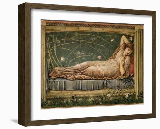 The Sleeping Beauty, 1871-Edward Burne-Jones-Framed Giclee Print