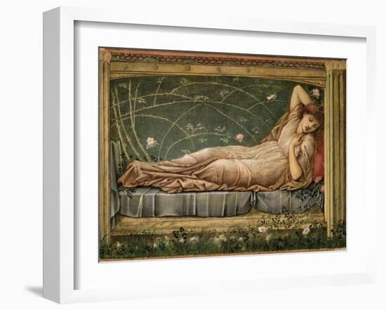 The Sleeping Beauty, 1871-Edward Burne-Jones-Framed Giclee Print